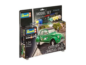 Revell 67053 Citroen 2CV Sauss Ente Model Set 1/24 – imagen 2