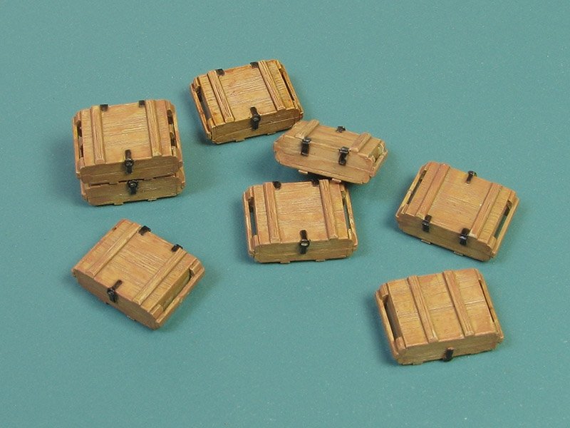 Eureka XXL E-035 Modern Russian Ammo Crates Type I for 7,62mm Ammo (for AK-47 Kalashnikov) 1/35 – imagen 2