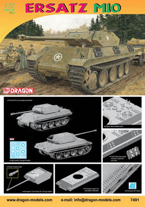 Dragon 7491 Ersatz M10 1/72 – imagen 2