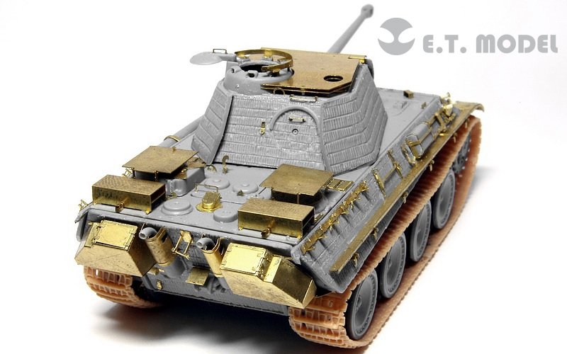 E.T. Model E72-010 WWII German Panther G Anti Aircraft Armour For DRAGON Kit 1/72 – imagen 5