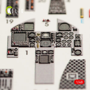 KELIK K48044 F-15C MSIP II EAGLE INTERIOR 3D DECALS FOR GWH KIT 1/48 – imagen 2