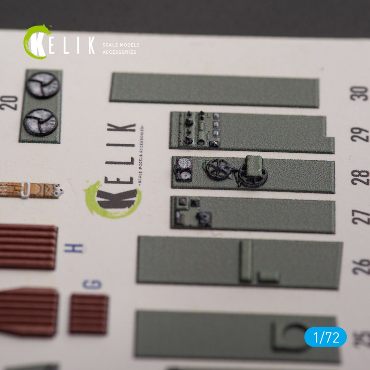 KELIK K72150 Bristol Beauhfighter TF.X - interior 3D decals for Airfix kit 1/72 – immagine 4