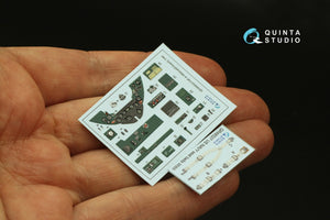 Quinta Studio QD48403 F4F-4 Wildcat 3D-Printed &amp;amp; coloured Interior on decal paper (Eduard) 1/48 – zdjęcie 7