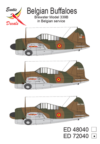 Exotic Decals 72041 Butcherbird over England - Captured Fw 190 A-4/U-8 Wr.Nr 47155 1/72