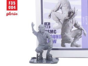 Gloria F35004 USMC Ground Crew Type 4 3D Printed Figures 1/35 – zdjęcie 4
