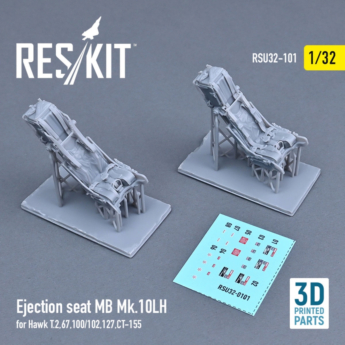 RESKIT RSU32-0101 EJECTION SEAT MB MK.10LH FOR HAWK T.2,67,100/102,127,CT-155 (3D PRINTED) 1/32 – imagen 2