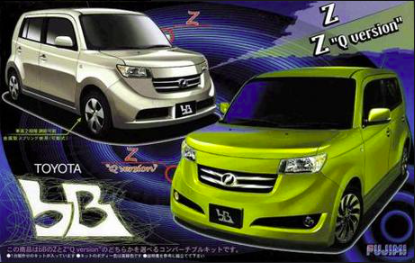 Fujimi 036762 Toyota Nouveau bB Z "Q Ver"/ Z Ver 1/24