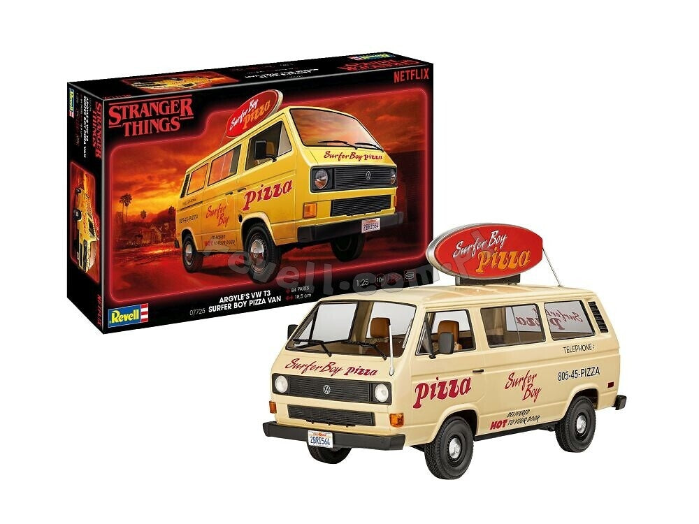 Revell 67725 VW T3 Bus Surfer Boy - Stranger Things Model Set 1/25 – image 2