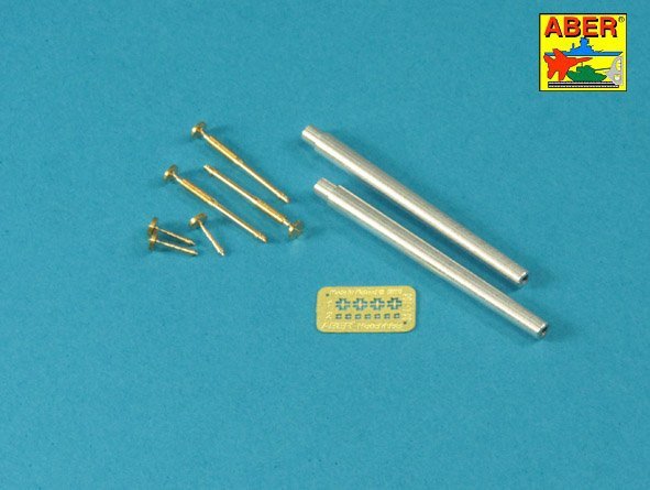 Aber 35L-235 Barrels for British WWI Tank Mk.I Male – 6 pdr. gun x 2 pcs. &amp;amp;amp;amp;amp;amp;amp;amp; 8mm Hotchkiss m.1909 x 3 pcs. 1/35