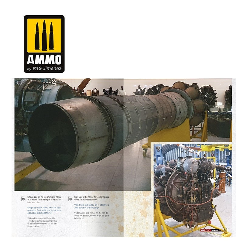 Munitions de Mig Jimenez 6084 MIG-17F / LIM-5 / SHENYANG J-5 - Guide visuel pour modélistes (Multilingue - Anglais, Espagnol, Allemand) – image 3