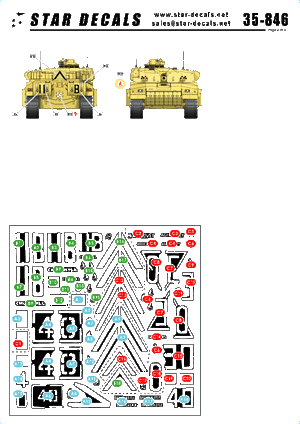 Star Decals 35-846 Challenger I in the Gulf War 1/35 – imagen 2
