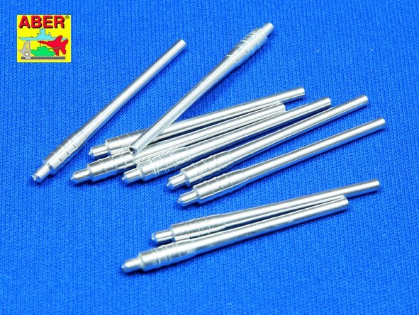 Aber 350L-09 Ensemble de 9 canons de 460 mm pour les navires japonais Yamato et Musashi (1/350) – image 3