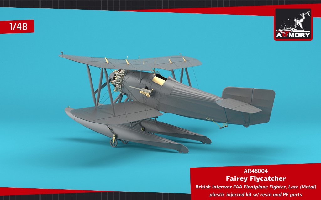 Armory Models 48004 Fairey Flycatcher British Interwar FAA Floatplane Fighter, Late (Metal) 1/48 – immagine 21
