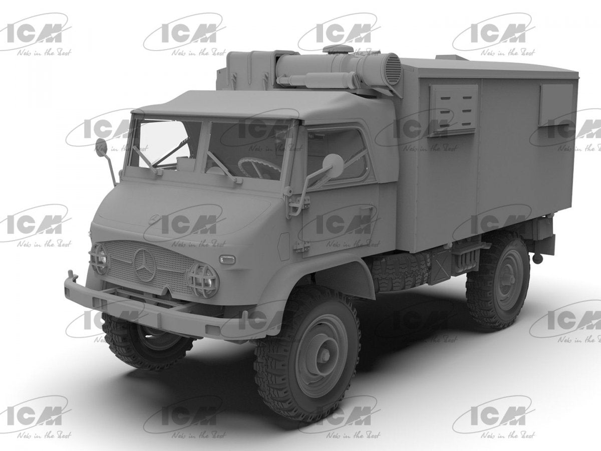 ICM 35136 Unimog 404 S “Koffer” German military truck 1/35 – immagine 2