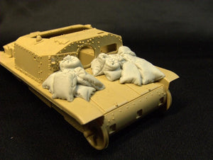 Panzer Art RE35-084 Sand armor for SPG “Semovente” (Tamiya Kit) 1/35 – imagen 3