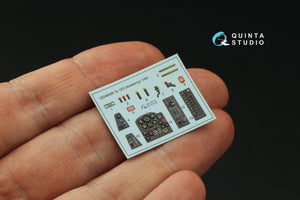 Quinta Studio QD48499 Ta 183 3D-Printed &amp;amp; coloured Interior on decal paper (Academy) 1/48 – Bild 5
