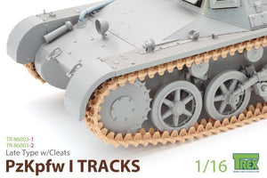 T-Rex Studio TR86003-1 PzKpfw I Tracks Late Type w/Cleats for Ausf.A only 1/16 – immagine 2