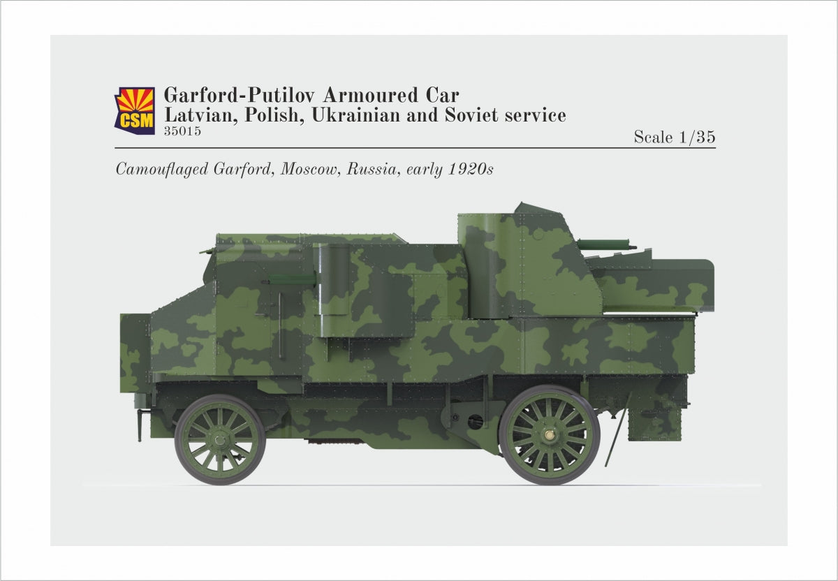 Copper State Models 35015 Garford-Putilov Armoured Car, Latvian, Polish, Ukrainian, Soviet Service 1/35 – imagen 5