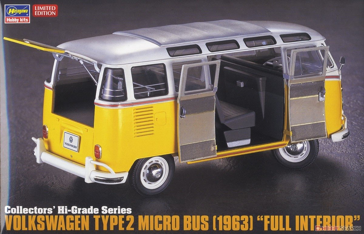 Hasegawa CH48-51048 Volkswagen Type2 Micro Bus (1963) "Full Interior" 1/24