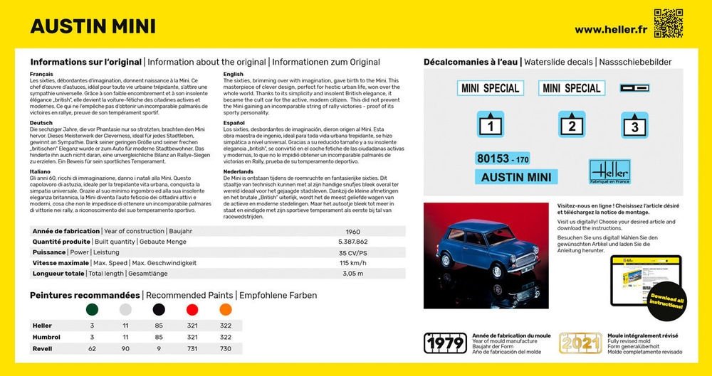 Heller 56153 STARTER KIT MINI 1/43 – imagen 2