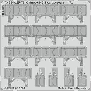 Eduard 73834 Chinook HC.1 cargo seats AIRFIX 1/72 – Bild 2