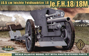 ACE 72216 German le FH18 10,5 cm Field Howitzer 1/72