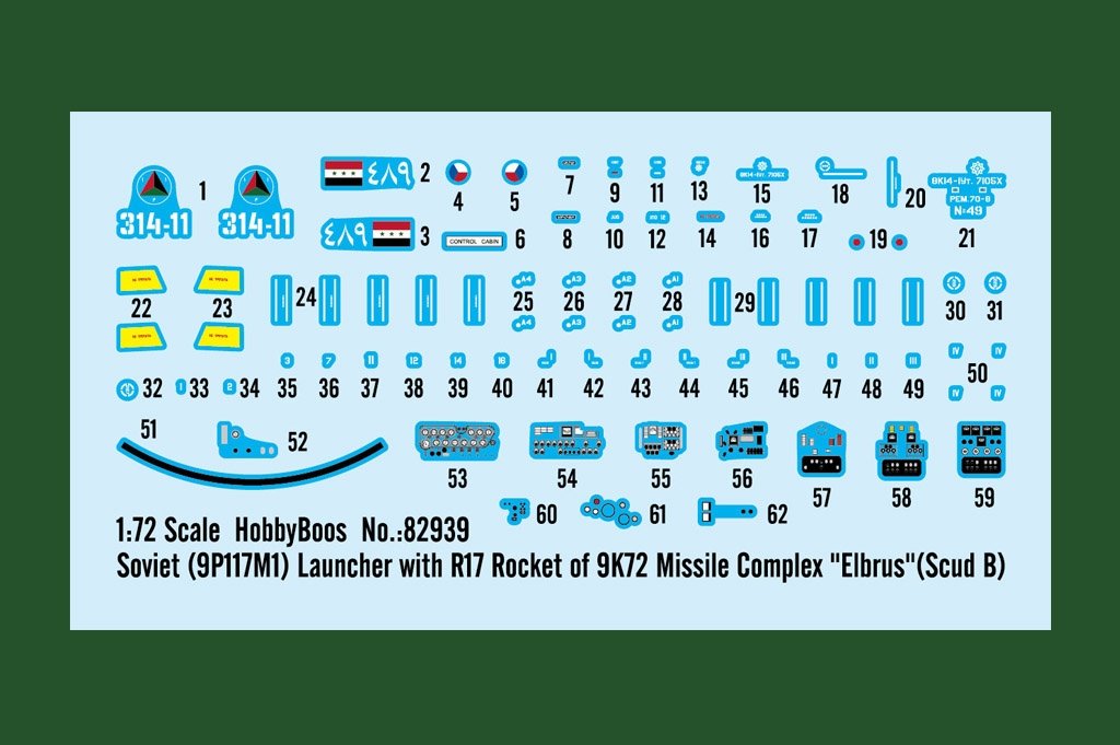 Hobby Boss 82939 Former Soviet Scud-B ballistic missile 1/72 – image 3