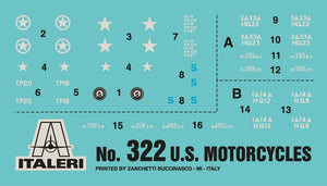 Italeri 0322 U.S. MOTORCYCLES 1/35 – imagen 6