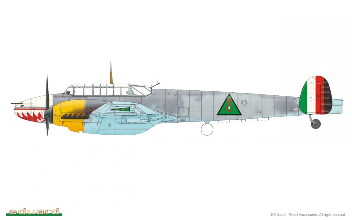Eduard 7083 Bf 110E 1/72 – imagen 16