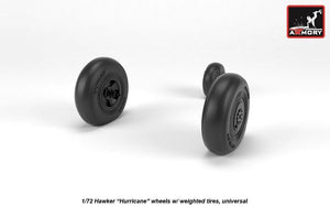 Armory Models AW72416 Hawker Hurricane wheels w/ weighted tires 1/72 – imagen 4