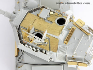 ET Model E35-009 Modern &amp;quot;Centauro&amp;quot; Tank Destroyer Turret Spatial Armor Plate For TRUMPETER 00386/00388