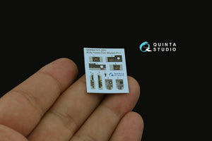 Quinta Studio QD48479 F-35A 3D-Printed &amp;amp; coloured Interior on decal paper (Kitty Hawk/Zimi Model) 1/48 – imagen 5