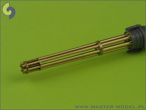 Master AM-32-029 M61 A1 Vulcan - Six-barrelled rotary 20mm cannon - turned barrels with etched barrel clamps 1/32 – zdjęcie 2