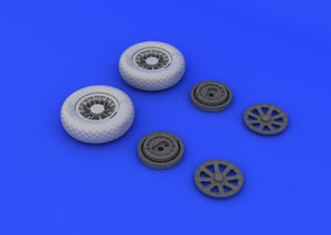 Roues Eduard 632052 F4U-1 à motif diamant 1/32 Tamiya – image 3