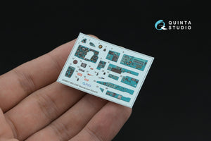 Quinta Studio QD+48577 MiG-21MF Fishbed-J (Moscow plant) 3D-Printed &amp;amp; coloured Interior on decal paper (Eduard) (with 3D-printed resin parts) 1/48 – zdjęcie 9