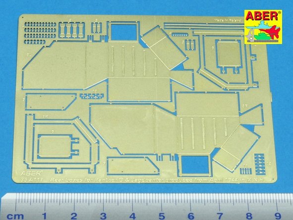 Aber 35A117 Rear boxes for Panther G &amp;amp;Jagdpanter produced from April 1944 in M.N.H. 1/35 – immagine 2