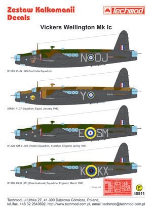Techmod 48811 - Vickers Wellington IC 1/48 – immagine 2