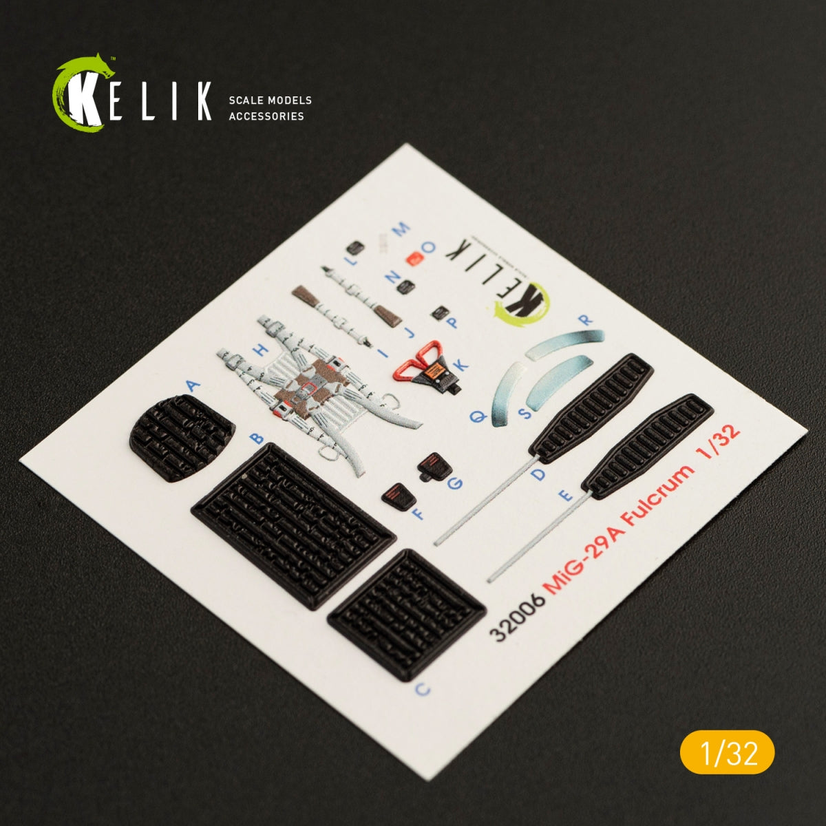KELIK K32006 MIG-29A (9-12) FULCRUM INTERIOR 3D DECALS FOR TRUMPETER KIT 1/32 – imagen 3