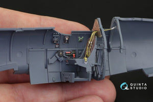 Quinta Studio QD48189 Spitfire Mk.V 3D-Printed &amp;amp; coloured Interior on decal paper (for Eduard kit) 1/48 – immagine 2