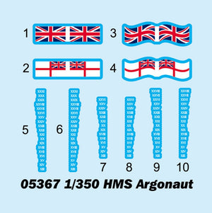 Trumpeter 05367 HMS Argonaut 1/350 – Bild 4