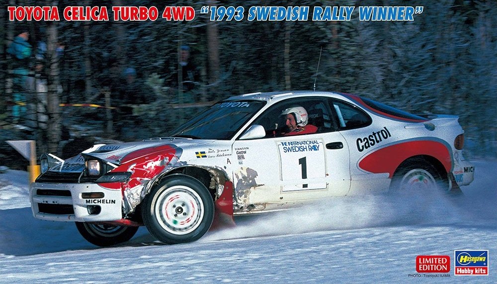 Hasegawa 20484 Toyota Celica Turbo 4WD "1993 Swedish Rally Winner" Limited Edition 1/24