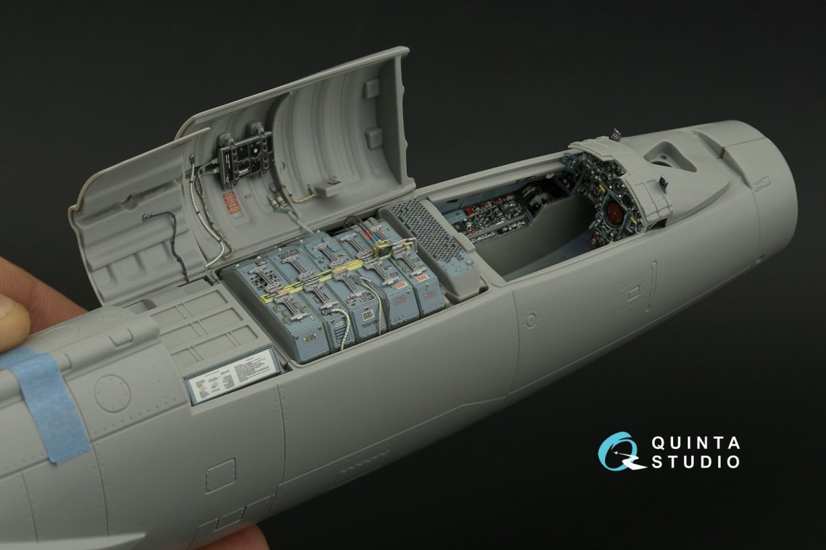 Quinta Studio QD32141 F-104G 3D-Printed &amp;amp; coloured Interior on decal paper (Italeri) 1/32 – imagen 10