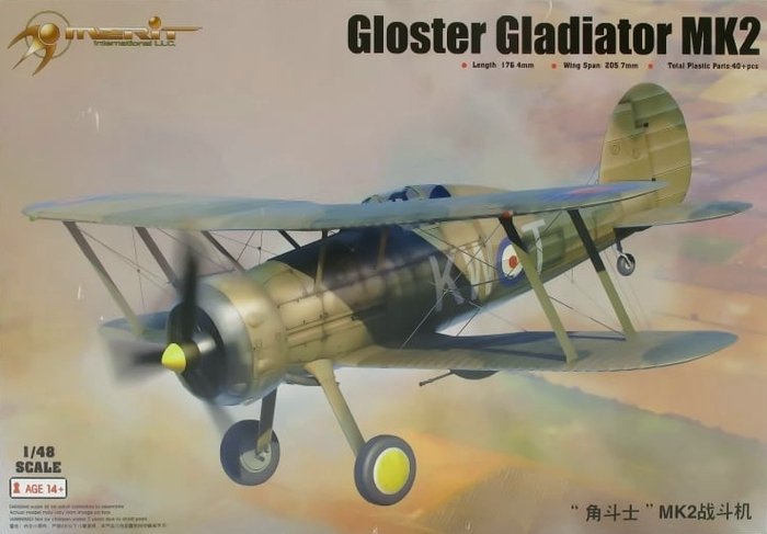 J'adore le kit 64804 Gloster Gladiator MK2 au 1/48