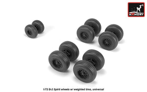 Armory Models AW72326 B-2 Spirit wheels w/ weighted tires 1/72 – immagine 3