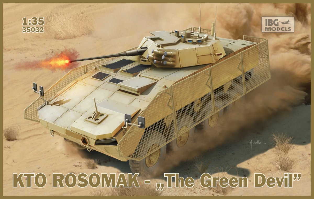 IBG 35032 KTO Rosomak Véhicule blindé de transport de troupes polonais « Le Diable Vert » 1/35