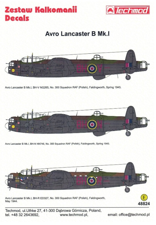 Techmod 48824 Avro Lancaster B Mk I 1/48 – Bild 2