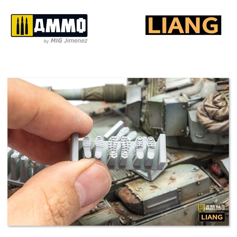 Liang 0401 3D-print Model Shoeprint Tools WWII 1/35 – immagine 3