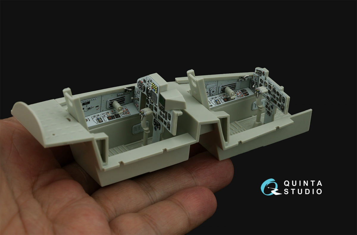 Quinta Studio QDS-32227 MiG-29UB 3D-Printed &amp;amp; coloured Interior (Trumpeter) (Small version) 1/32 – immagine 9