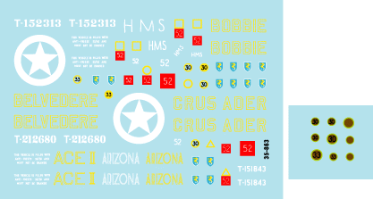 Star Decals 35-863 27th Armoured Brigade #2 1/35 – immagine 2
