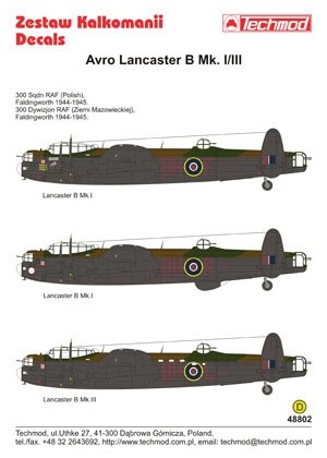 Techmod 48802 - Avro Lancaster B.I 1/48 – immagine 2